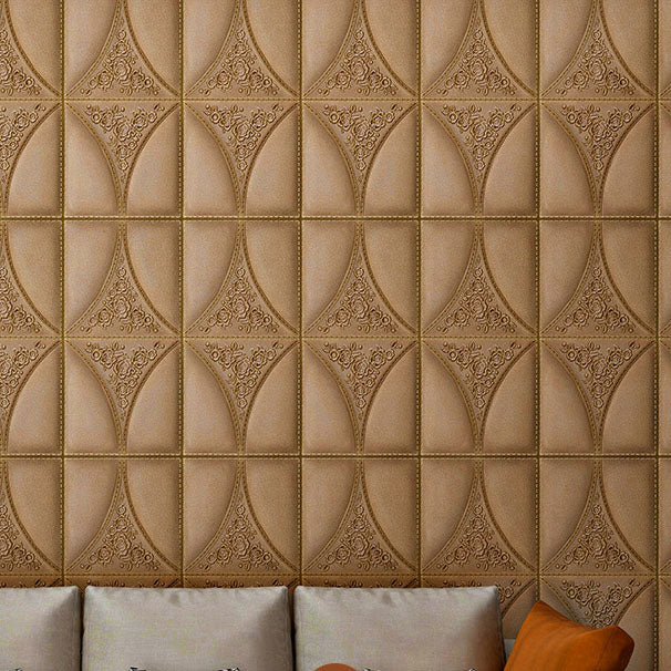 Sikunuo | Contemporary Wall Plank 3D Brick Wall Panels Waterproof Set of 10