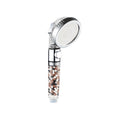 Sikunuo | Modern Handheld Shower Head Round Filter Ball Spray Head in Silver