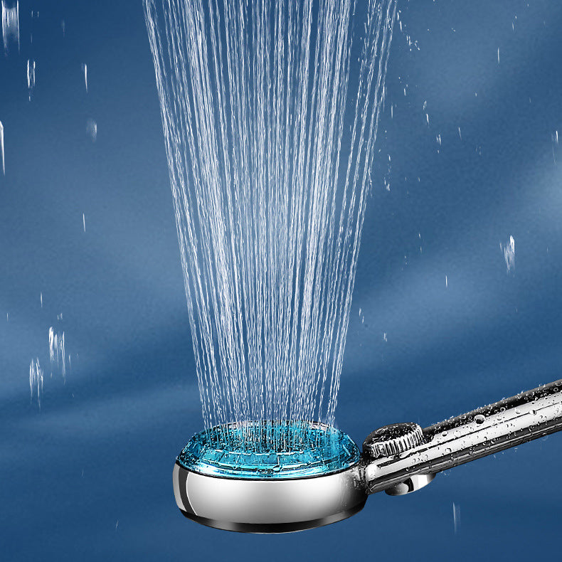 Sikunuo | Contemporary Handheld Shower Head Round Filter Ball Spray Head With Digital Display