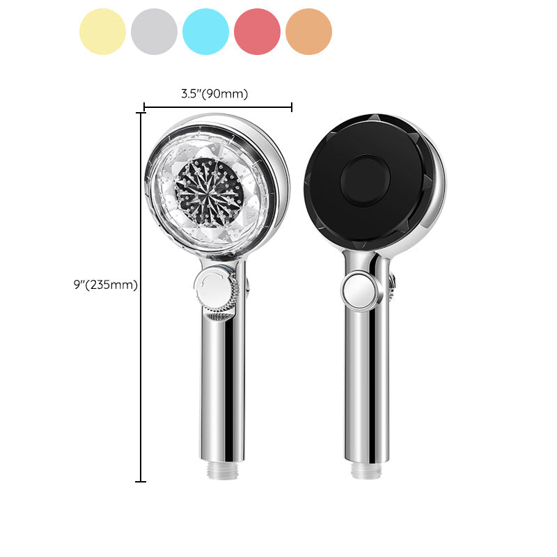 Sikunuo | Contemporary Handheld Shower Head Round Filter Ball Spray Head With Digital Display