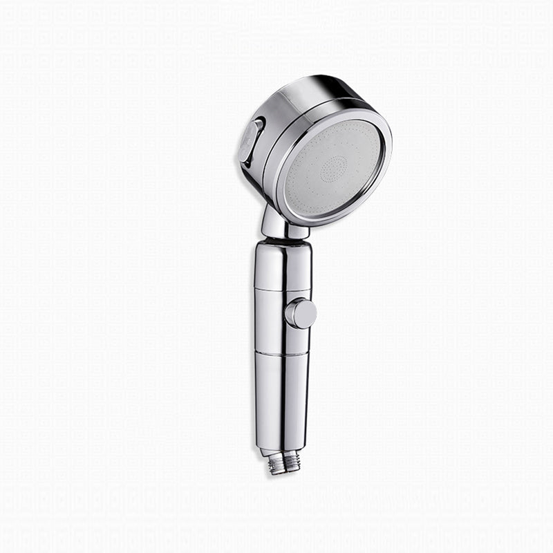 Sikunuo | Contemporary Handheld Showerhead Round 3 Settings Sprayhead in Silver