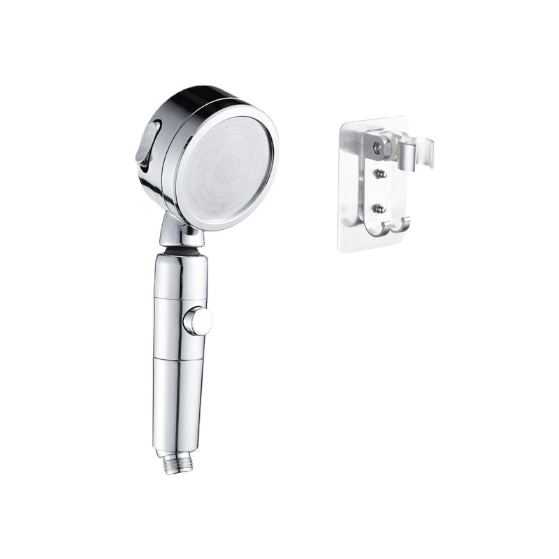 Sikunuo | Contemporary Handheld Showerhead Round 3 Setting Sprayhead in Silver
