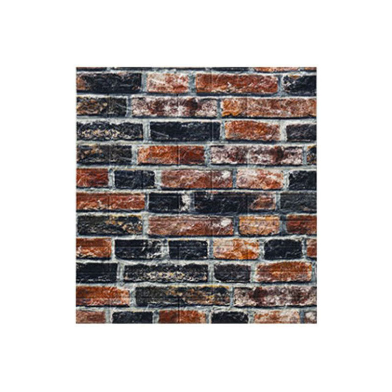 Sikunuo | Industrial Wall Plank 3D Print Bathroom Living Room Wall Panels Set of 10