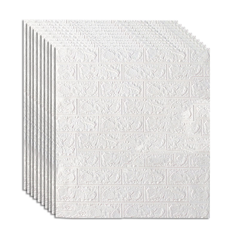 Sikunuo | Industrial Wall Plank 3D Print Bathroom Living Room Wall Panels Set of 10