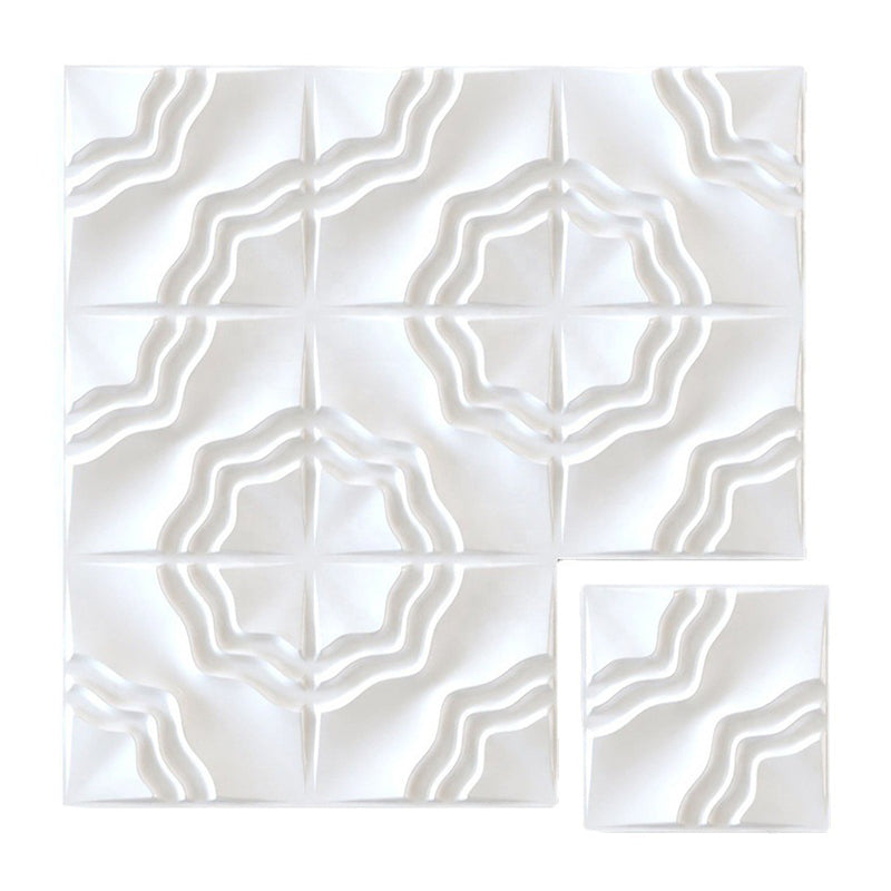 Sikunuo | Modern square wall panel Peel and stick texture pattern wall covering