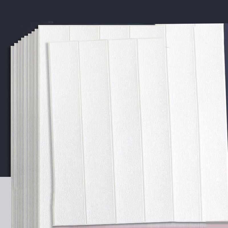Sikunuo | Modern Wall Paneling Peel and Stick Wood Look Design Rectangular Wall Paneling