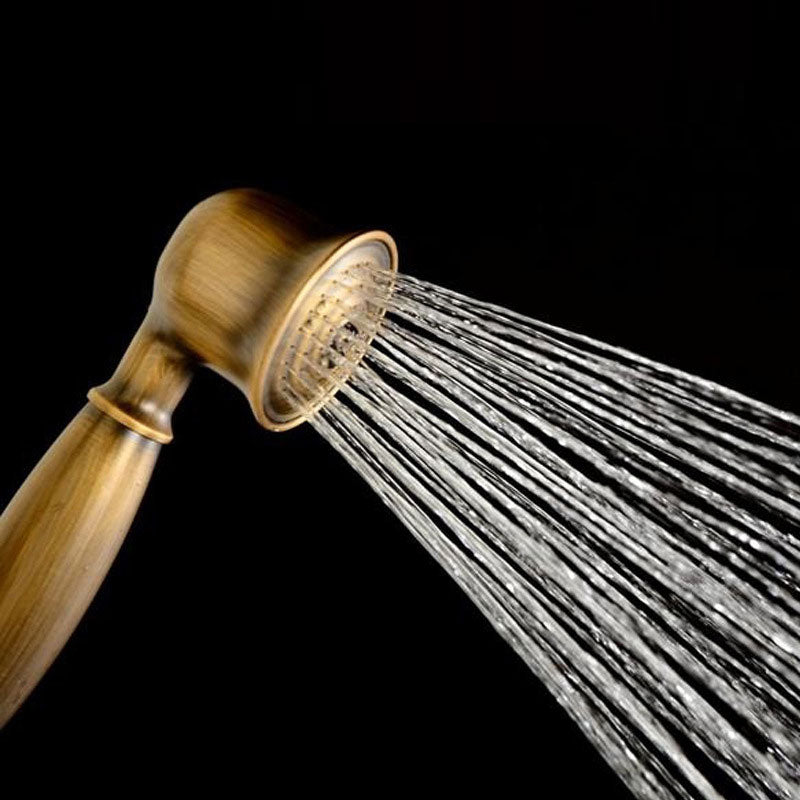 Sikunuo | All-Copper Single-Function Handheld Showerhead European Style Antique Rain Showerhead