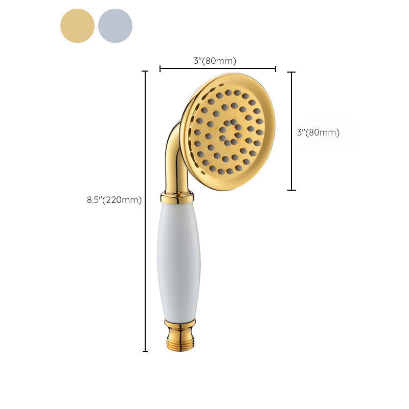 Sikunuo | All-Copper Single-Function Handheld Showerhead European Style Antique Rain Showerhead