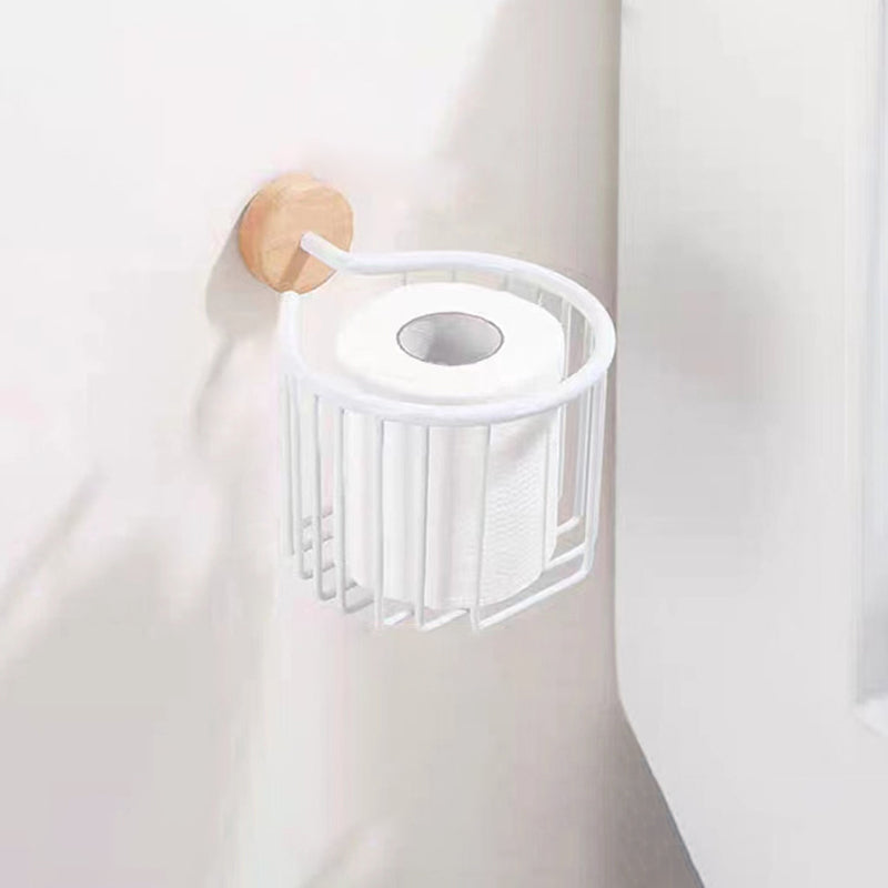 Sikunuo | White Bathroom Set Solid Wood & Aluminium Bathroom Accessories individually or as a set