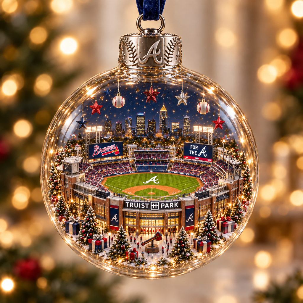 Light-Up Baseball Stadium Christmas Ornament – Holiday Keepsake