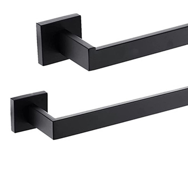 Sikunuo | 7-piece bathroom accessory set made of stainless steel with paper holder/robe hook/towel ring bar