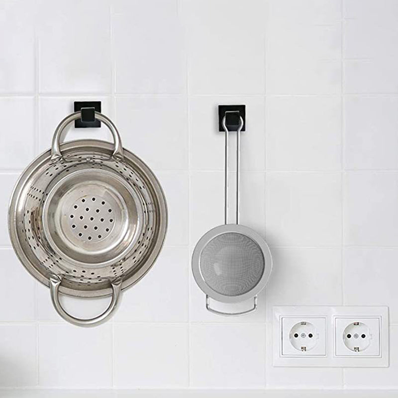 Sikunuo | 7-piece bathroom accessory set made of stainless steel with paper holder/robe hook/towel ring bar