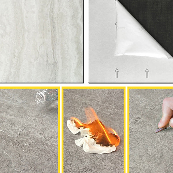 Sikunuo | Low Gloss Vinyl Floor Self-Adhesive Vinyl Floor with Square Edge