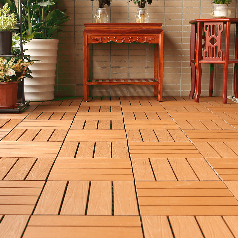 Sikunuo | Composite deck tile Solid Color Waterproof Patio Floor Tile