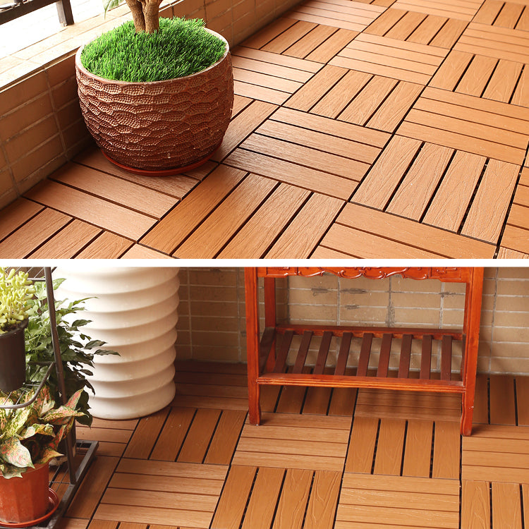 Sikunuo | Composite deck tile Solid Color Waterproof Patio Floor Tile