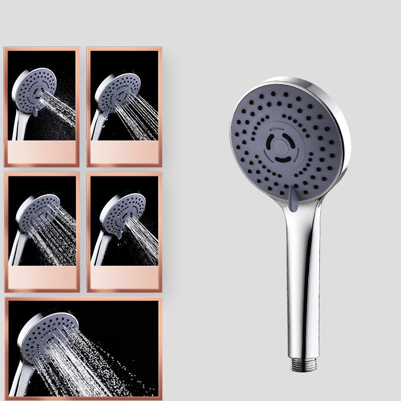 Sikunuo | Round Shower Head Plastic Shower Head with Adjustable Spray Pattern