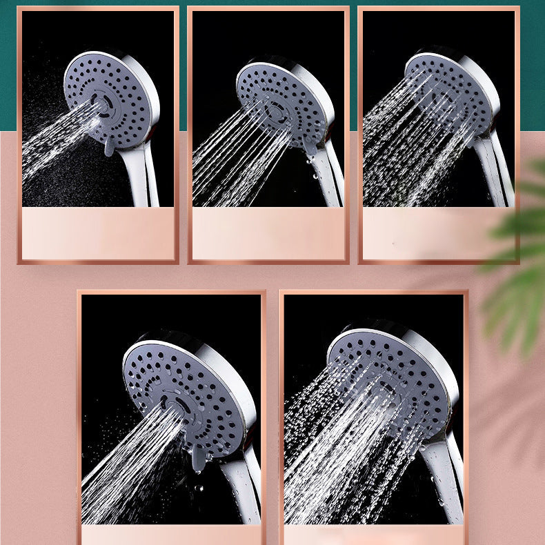 Sikunuo | Round Shower Head Plastic Shower Head with Adjustable Spray Pattern