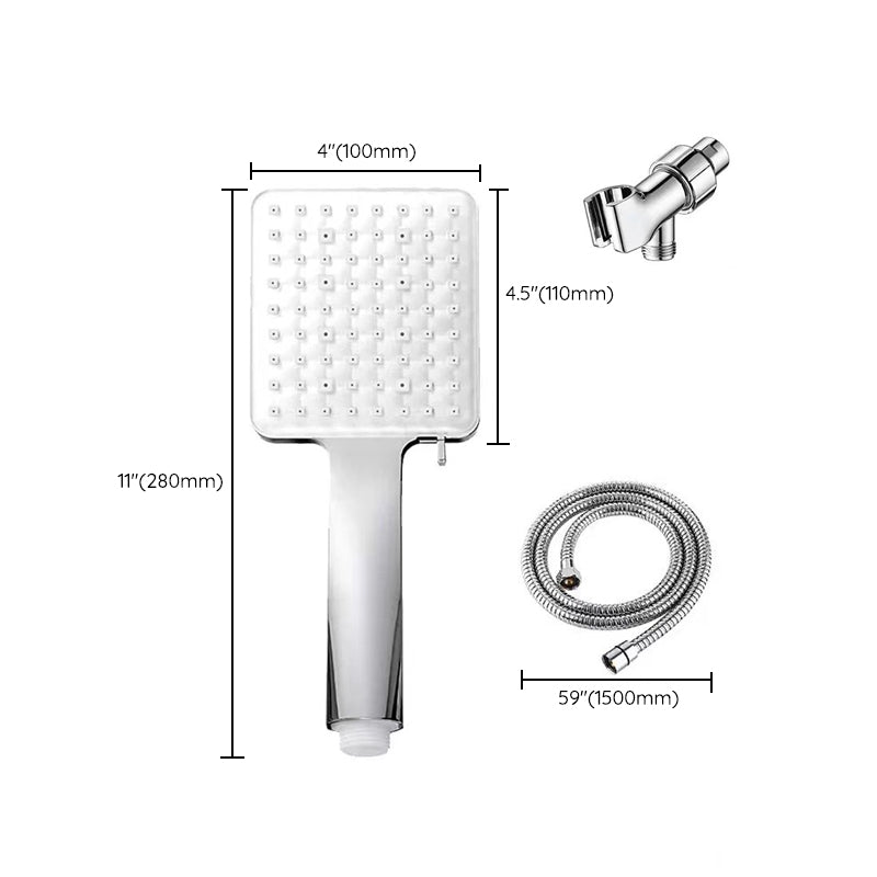 Sikunuo | Classic Handheld Showerhead Standard Round Showerheads in Silver