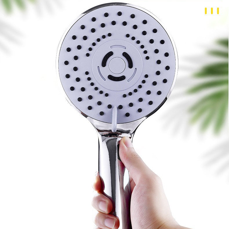 Sikunuo | Modern Plastic Shower Head Round Handheld Shower Head with Adjustable Water Flow