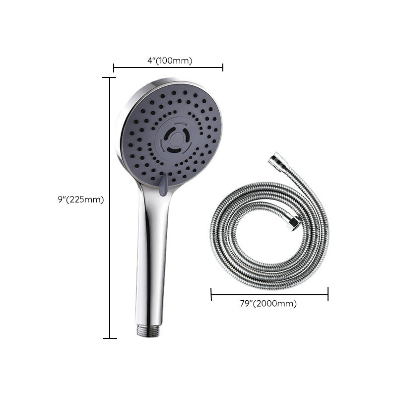 Sikunuo | Modern Plastic Shower Head Round Handheld Shower Head with Adjustable Water Flow