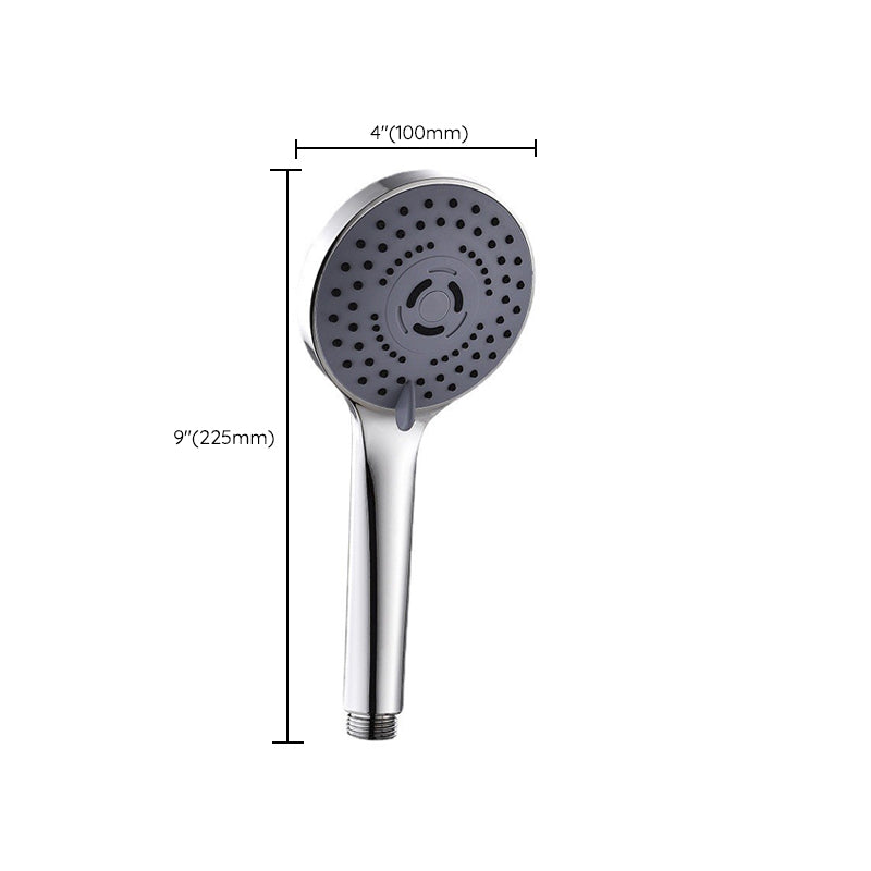 Sikunuo | Modern Plastic Shower Head Round Handheld Shower Head with Adjustable Water Flow