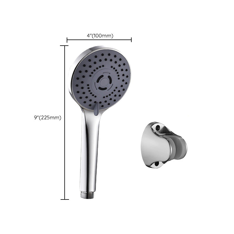 Sikunuo | Modern Plastic Shower Head Round Handheld Shower Head with Adjustable Water Flow