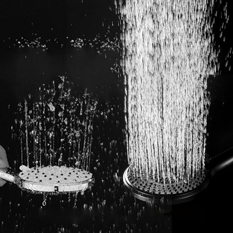 Sikunuo | Round Shower Head Plastic Handheld Shower with Adjustable Spray Pattern