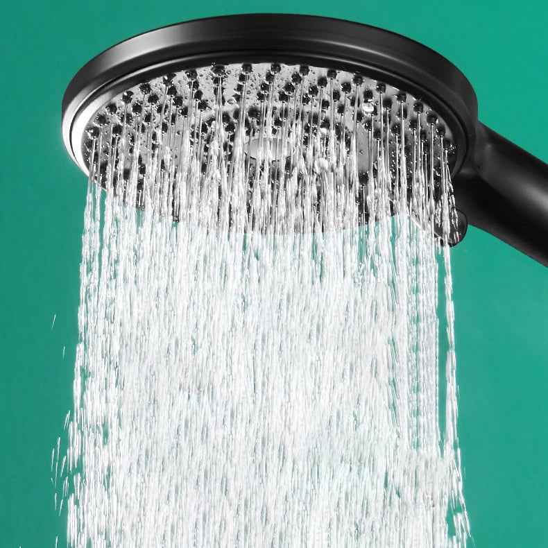 Sikunuo | Round Shower Head Plastic Handheld Shower with Adjustable Spray Pattern