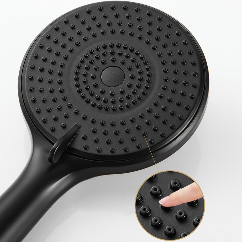 Sikunuo | Round Shower Head Plastic Handheld Shower with Adjustable Spray Pattern
