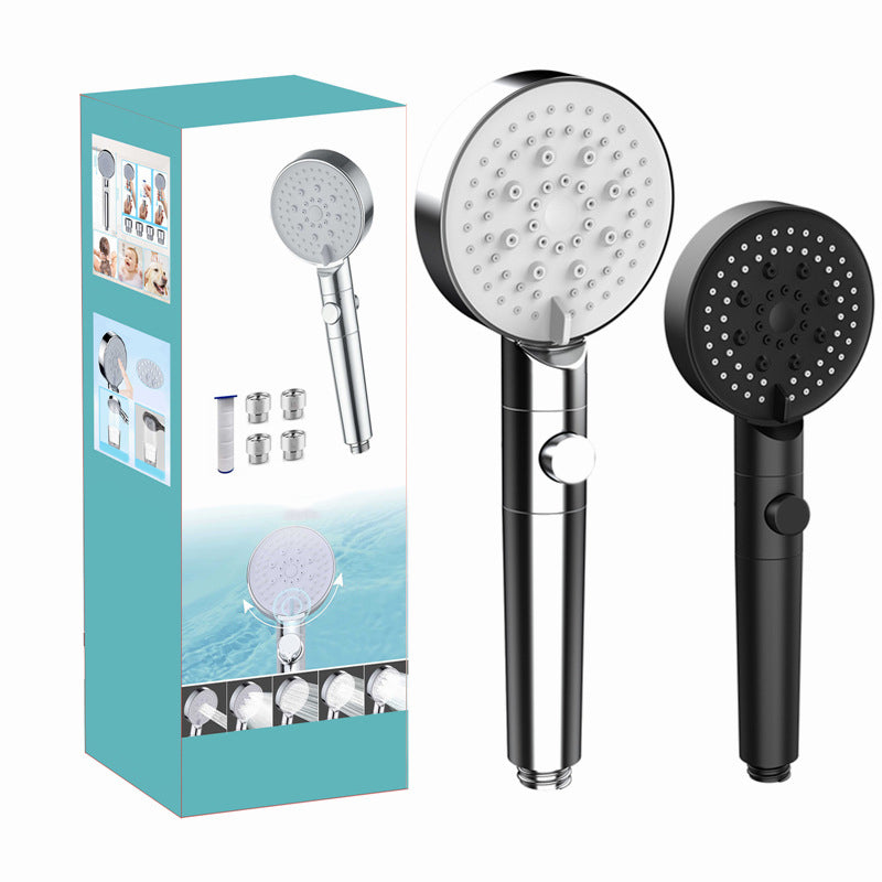 Sikunuo | Modern Handheld Supercharged Showerhead Round Turbo Spray Head