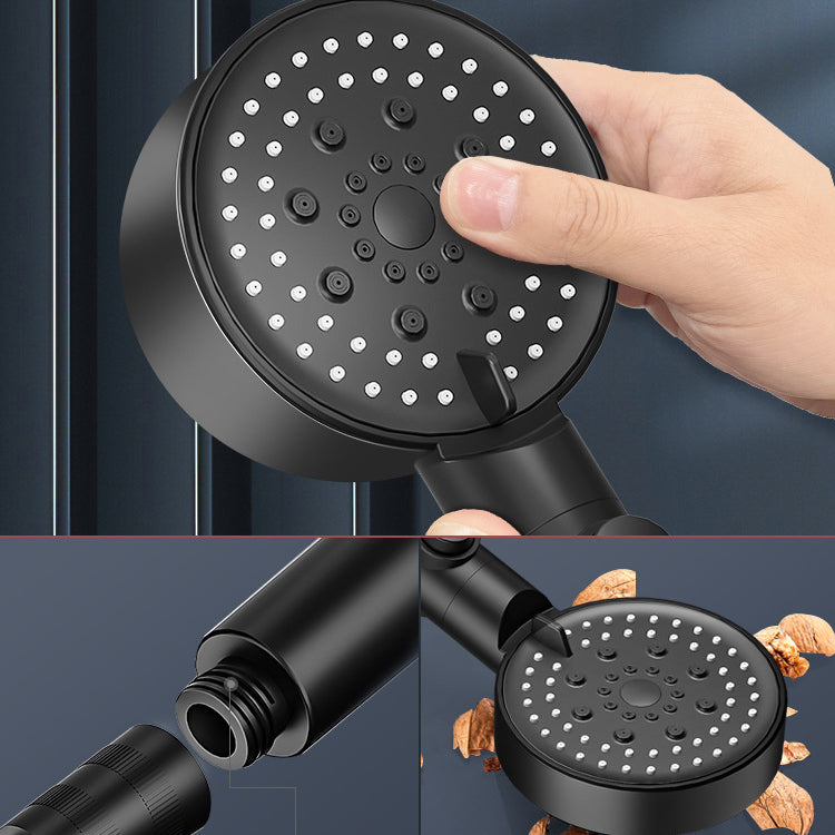 Sikunuo | Modern Handheld Supercharged Showerhead Round Turbo Spray Head