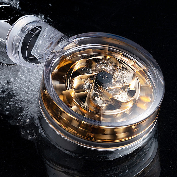 Sikunuo | Contemporary Handheld Supercharged Showerhead Round Turbo Spray Head