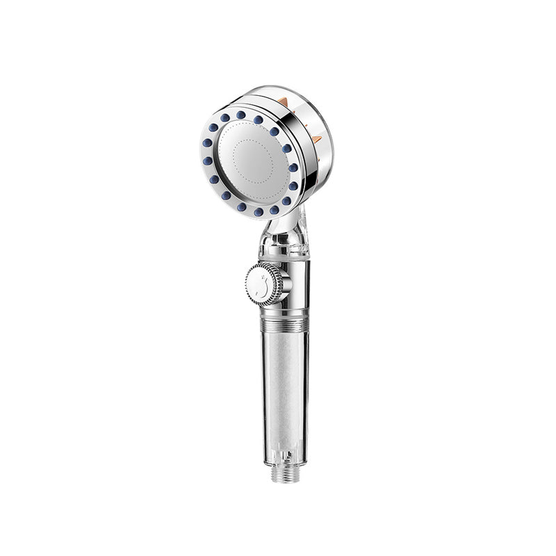 Sikunuo | Contemporary Handheld Supercharged Showerhead Round Turbo Spray Head