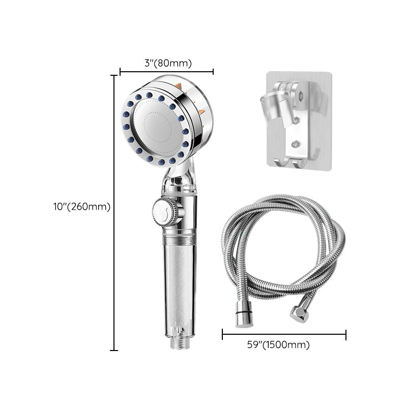 Sikunuo | Contemporary Handheld Supercharged Showerhead Round Turbo Spray Head