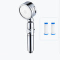 Sikunuo | Modern Handheld Supercharged Showerhead Round 3 Setting Spray Head