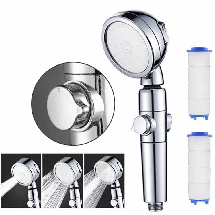 Sikunuo | Modern Handheld Supercharged Showerhead Round 3 Setting Spray Head