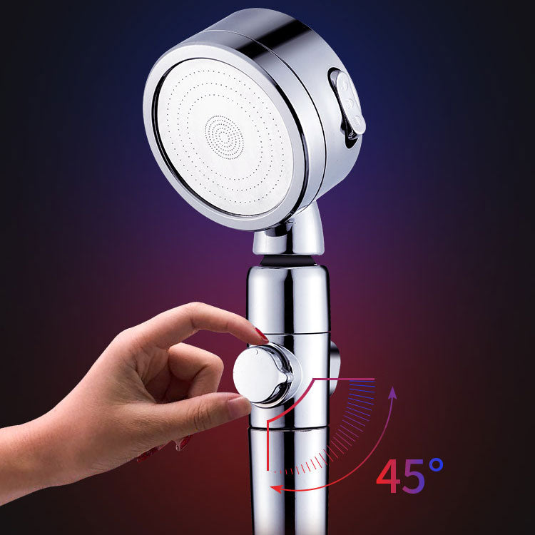 Sikunuo | Modern Handheld Supercharged Showerhead Round 3 Setting Spray Head