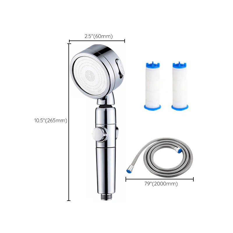 Sikunuo | Modern Handheld Supercharged Showerhead Round 3 Setting Spray Head