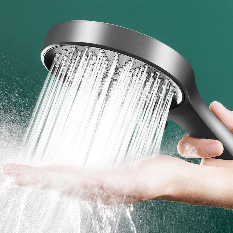 Sikunuo | Plastic Hand Shower Round Handheld Showerhead with Self-Cleaning