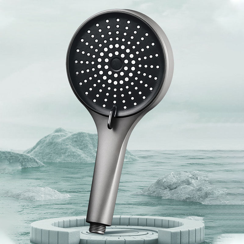 Sikunuo | Plastic Hand Shower Round Handheld Showerhead with Self-Cleaning