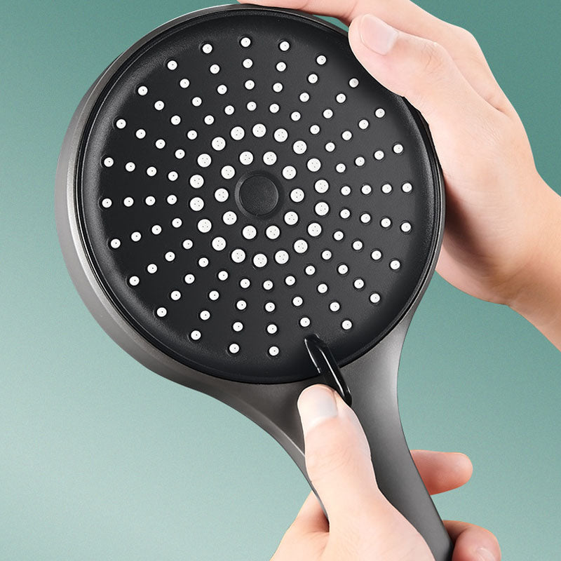 Sikunuo | Plastic Hand Shower Round Handheld Showerhead with Self-Cleaning