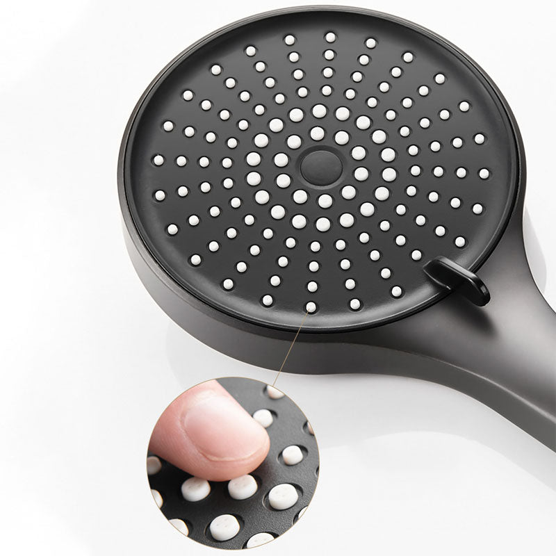 Sikunuo | Plastic Hand Shower Round Handheld Showerhead with Self-Cleaning