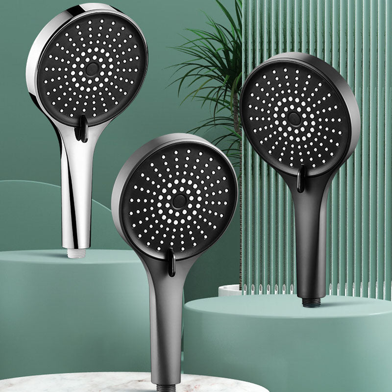 Sikunuo | Plastic Hand Shower Round Handheld Showerhead with Self-Cleaning