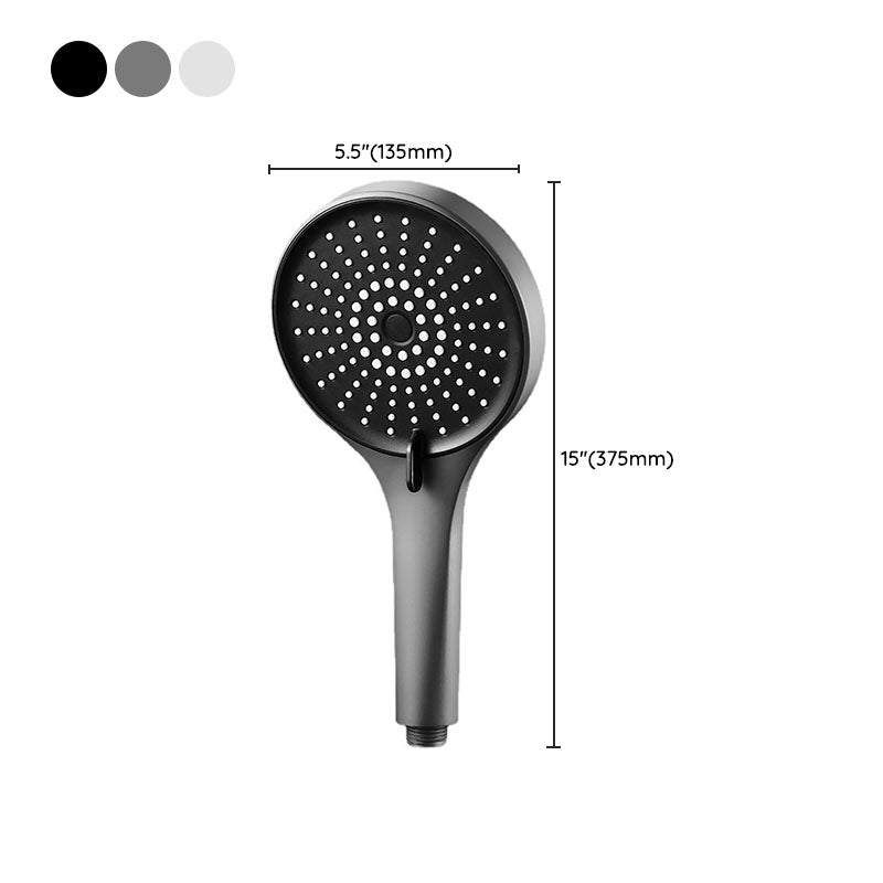 Sikunuo | Plastic Hand Shower Round Handheld Showerhead with Self-Cleaning