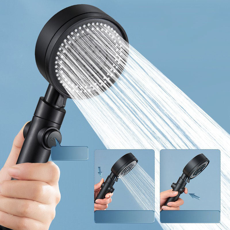 Sikunuo | Contemporary Hand Shower Plastic Round Hand Shower with Self-Cleaning