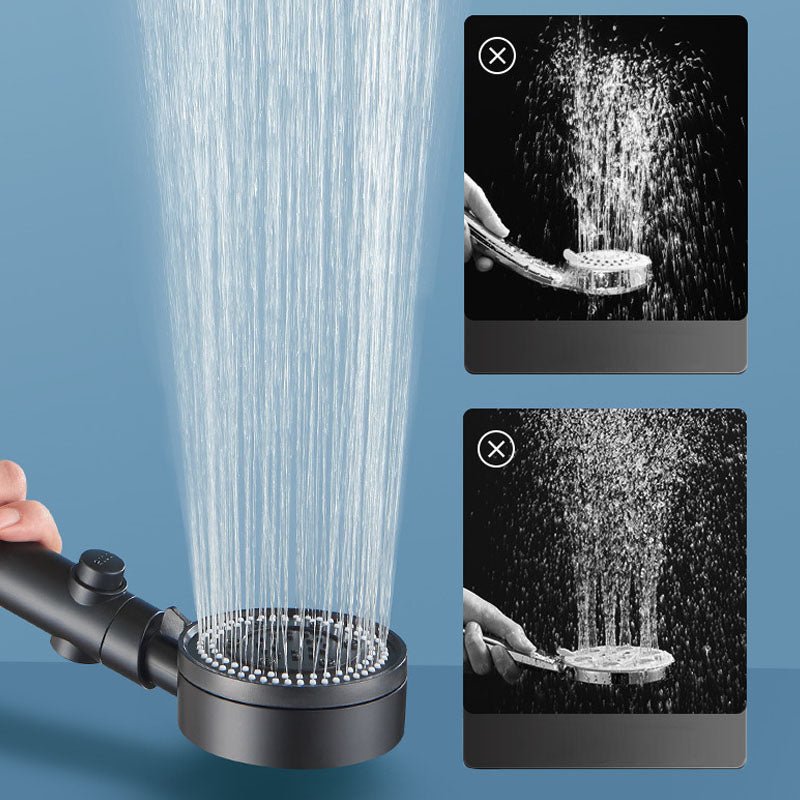 Sikunuo | Contemporary Hand Shower Plastic Round Hand Shower with Self-Cleaning