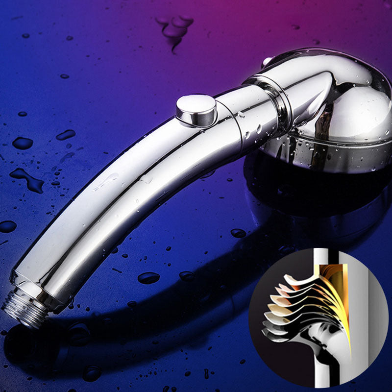 Sikunuo | Contemporary Shower Combination Hand Shower Plastic Wall Mount Round Shower Head Combination
