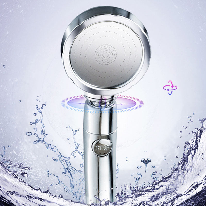 Sikunuo | Contemporary Shower Combination Hand Shower Plastic Wall Mount Round Shower Head Combination