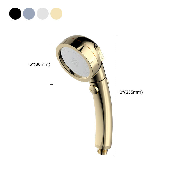 Sikunuo | Contemporary Shower Combination Hand Shower Plastic Wall Mount Round Shower Head Combination