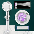 Sikunuo | Modern Shower Head Handheld Shower Head Plastic Wall Mount Round Shower Head Combo